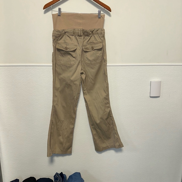 Women's Three Seasons Maternity Pants Size Small Khaki - Picture 6 of 7